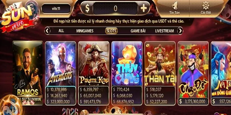 Thế giới Nổ hũ siêu khủng với nhiều trò chơi hấp dẫn thú vị tại kho game